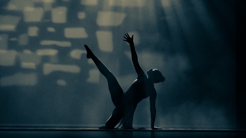 Solo dancer on stage